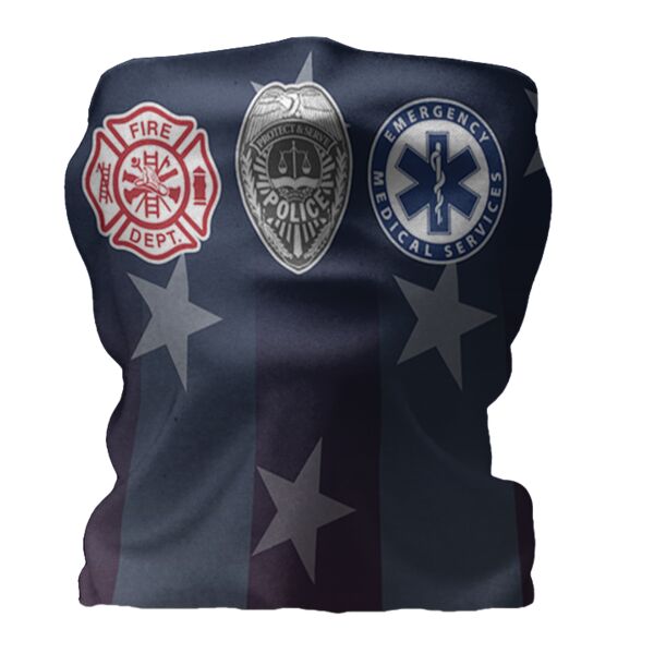 Single Layer Standard Neck Gaiter - First Responders Thumbnail