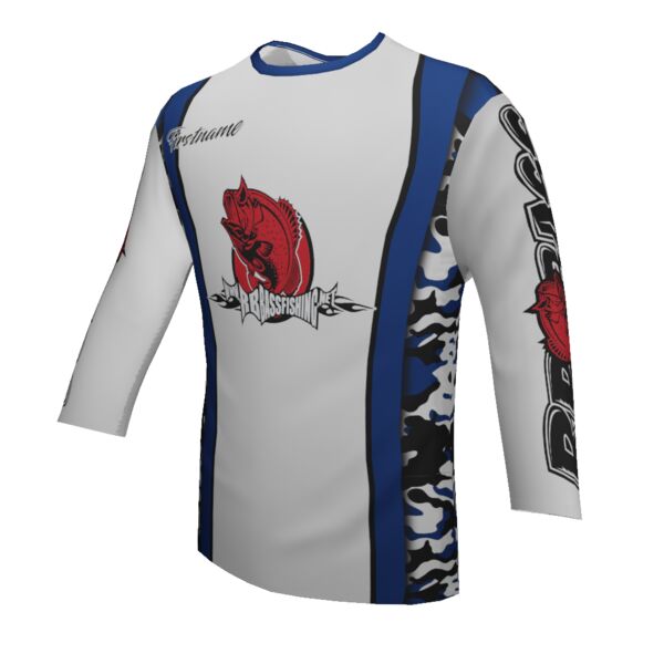 RB Bass Pro Staff - Jersey - Style 1 - Blue Thumbnail