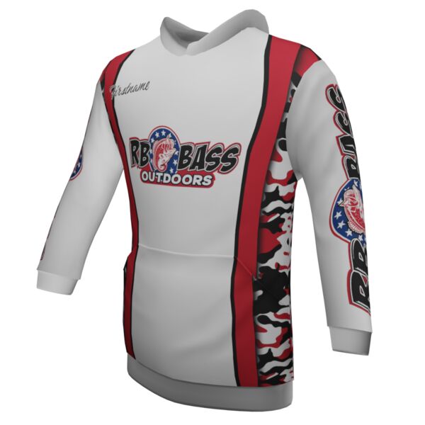 RB Bass Pro Staff - Classic Hoodie - Style 1 - Red Thumbnail