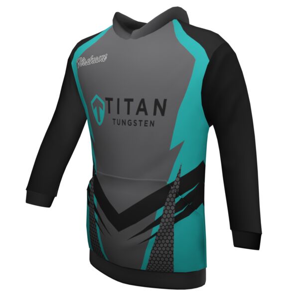 Titan Tungsten Classic Hoodie - Style 2 Thumbnail