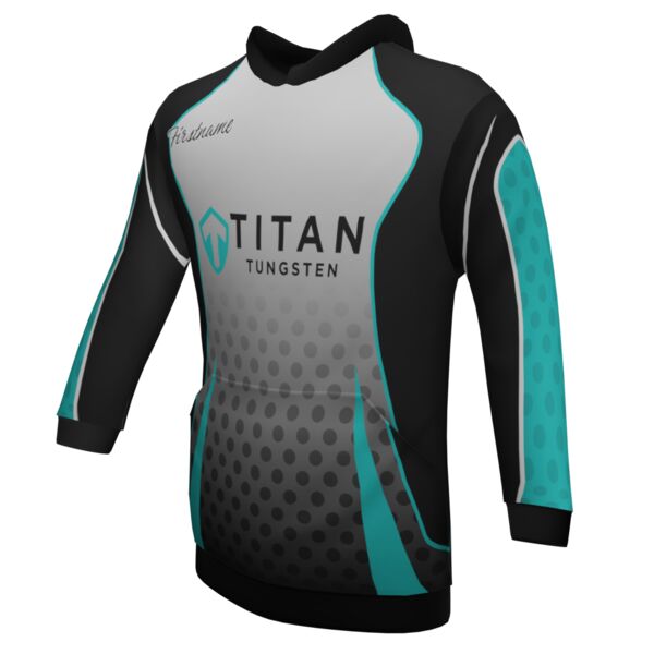 Titan Tungsten Classic Hoodie - Style 3 Thumbnail