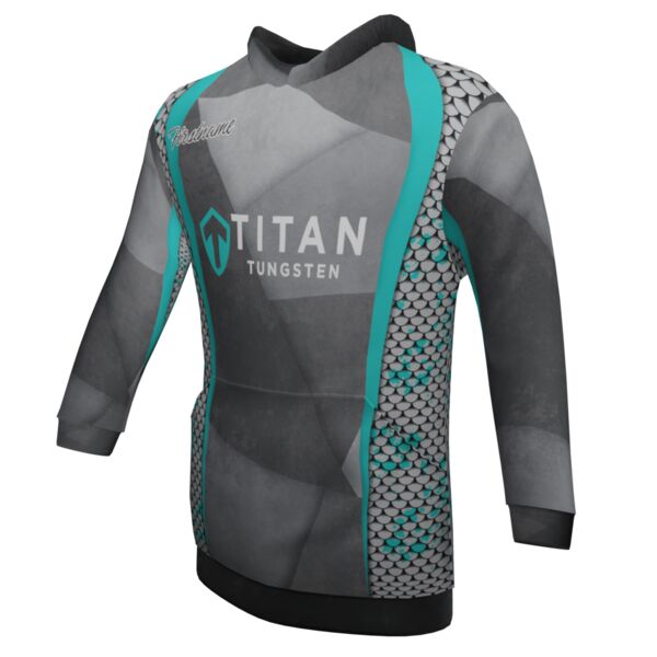 Titan Tungsten Classic Hoodie - Style 7 Thumbnail