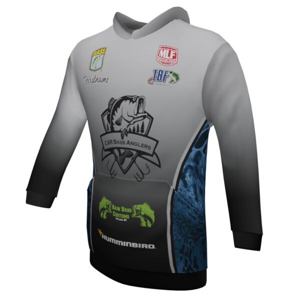 C&R Anglers - Classic Hoodie - Blue Thumbnail