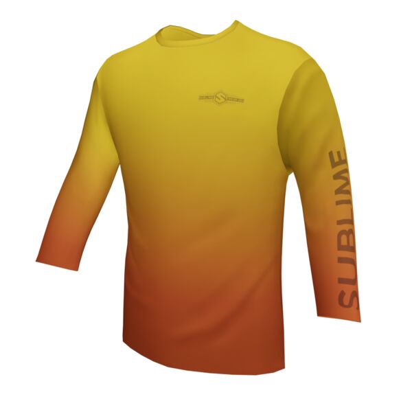 Performance Long Sleeve Shirt - Faded - Gold/Orange Thumbnail