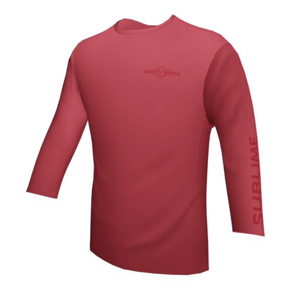 Performance Long Sleeve Shirt - On The Water - Crimson Thumbnail