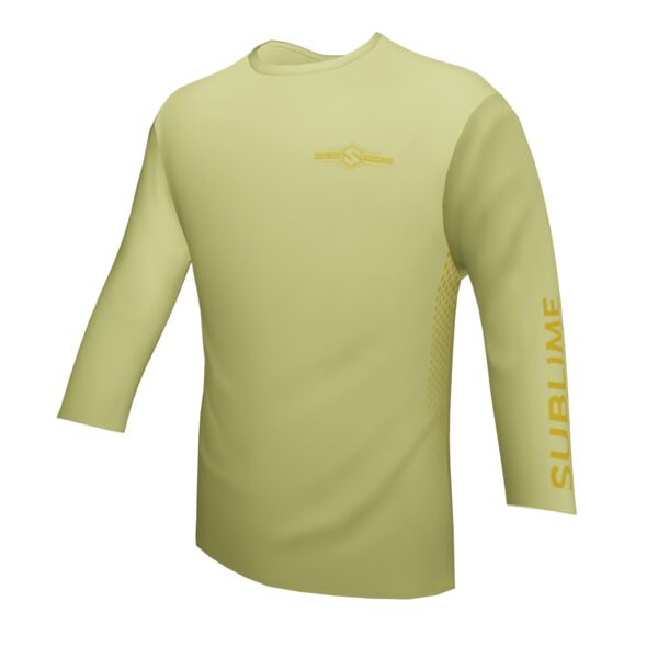 Performance Long Sleeve Shirt - On The Water - Lemon Yellow Thumbnail