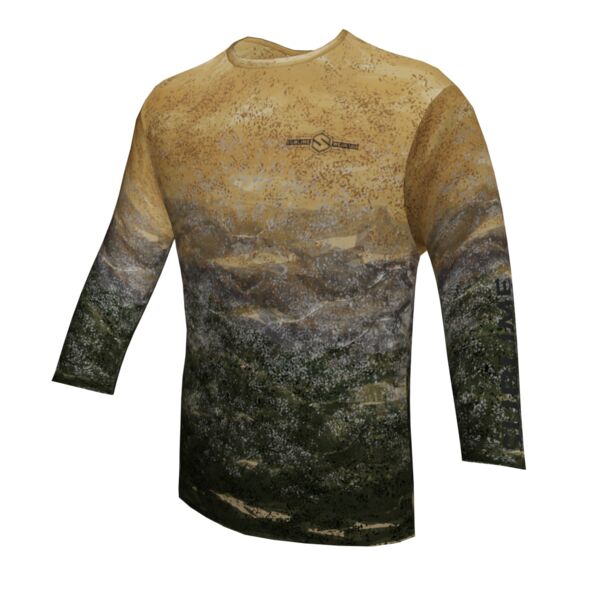 Performance Long Sleeve Shirt - Colored Scales - Tan/Gray/OD Green Thumbnail