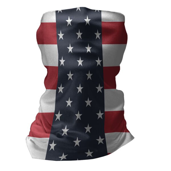 Single Layer Sport Neck Gaiter - U.S. Flag Thumbnail
