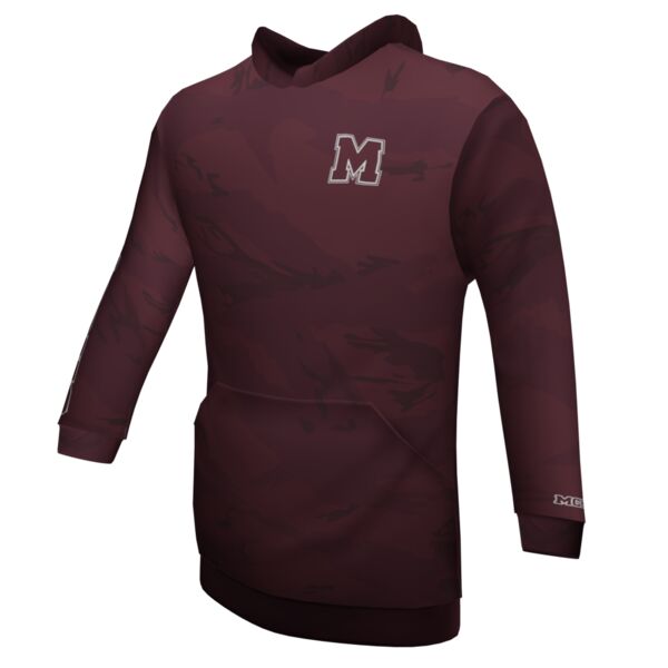 MCHS Spirit Wear - Classic Hoodie - Maroon Tear Camo Thumbnail
