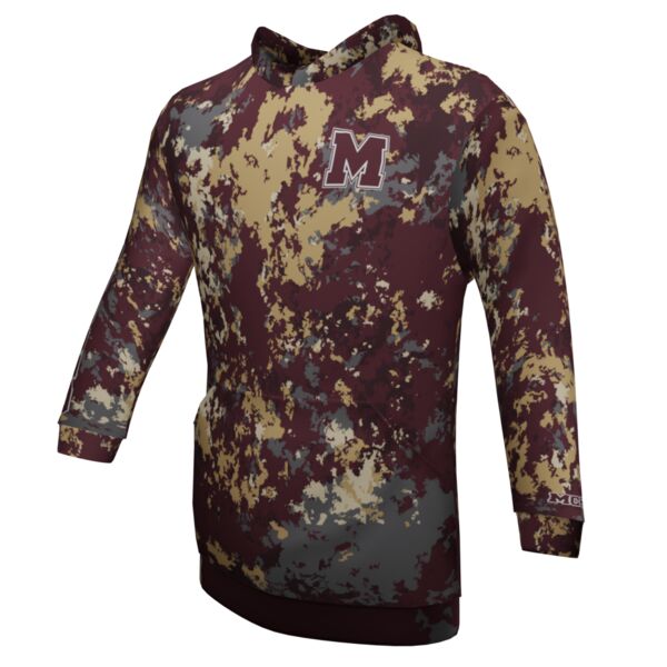 MCHS Spirit Wear - Classic Hoodie - Maroon Shield Camo Thumbnail