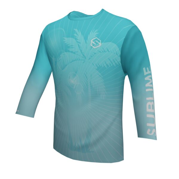 Performance Long Sleeve Shirt - Tropical - Coastal Blue/Columbia Thumbnail