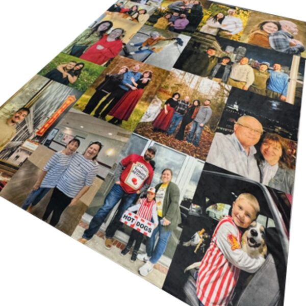 Custom Sherpa / Fleece Throw Blanket - 60x80 Thumbnail