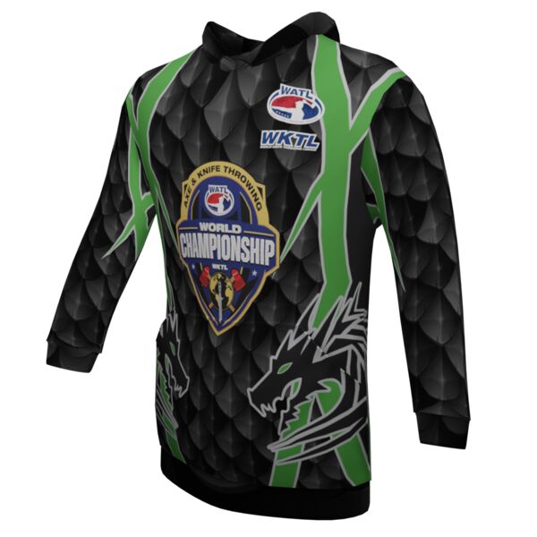 World Axe Throwing League - Dragon's Lair Axe & Tap Classic Hoodie Thumbnail