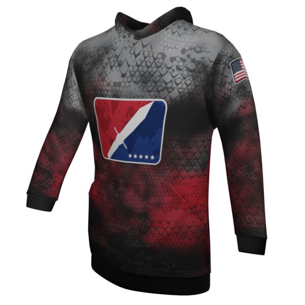 World Knife Throwing League - Bury the Hatchet Paramus Hoodie Thumbnail