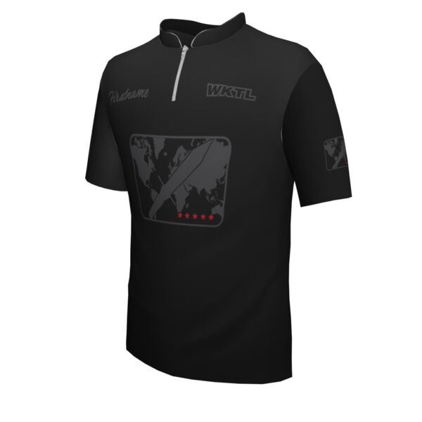 World Knife Throwing League - Jersey Axe House - Black Jersey Thumbnail