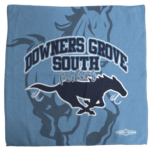 Downers Grove South - Double Sided Towel and Carabiner - Style 2 Thumbnail