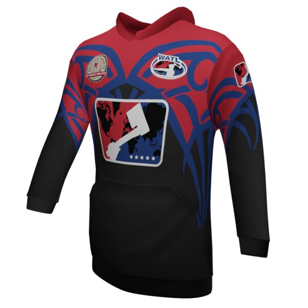 World Axe Throwing League - Splitting Targets Classic Hoodie - Style 3 Thumbnail