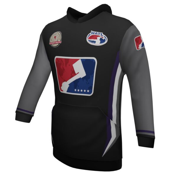 World Axe Throwing League - Splitting Targets Classic Hoodie - Style 4 Thumbnail