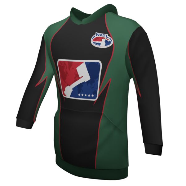 World Axe Throwing League - Pee-Pa's Garage Craft Brewery - Classic Hoodie - Style 2 Thumbnail